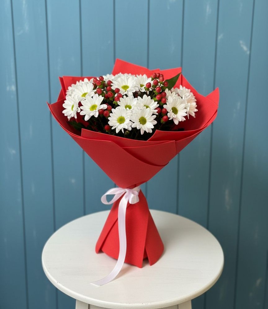 Букет цветов из: Хризантемы в Южно-Сухокумске