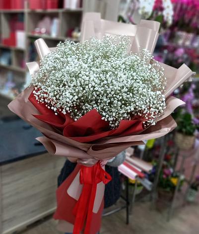 Букет цветов из: Гипсофила в Южно-Сухокумске