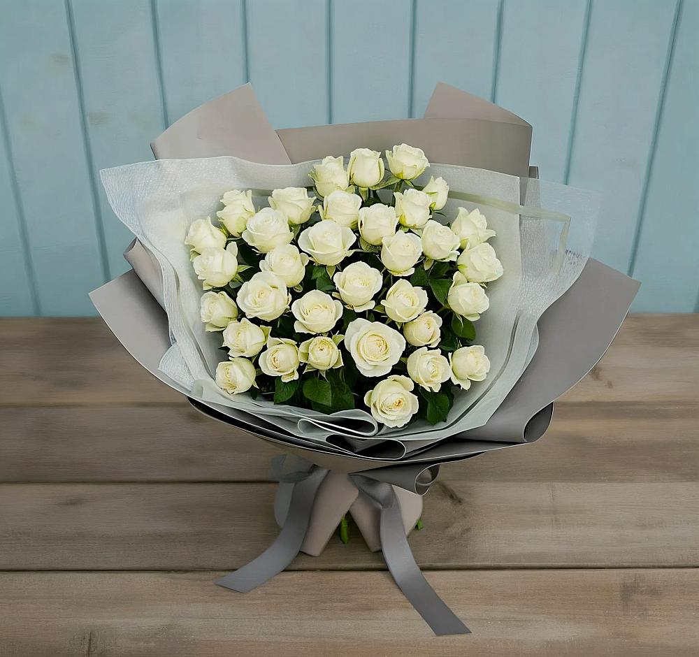 Букет Белоснежная нежность в Южно-Сухокумске