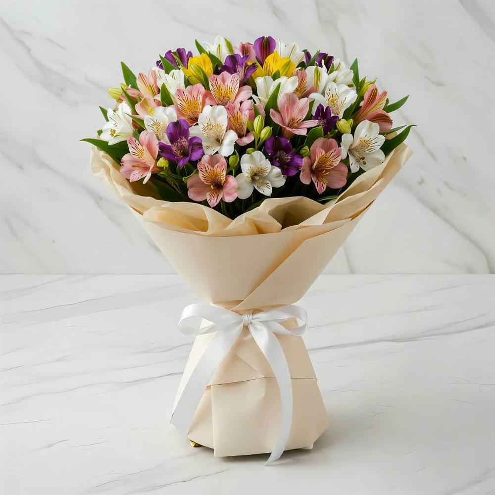 Букет цветов из: Альстромерии в Южно-Сухокумске