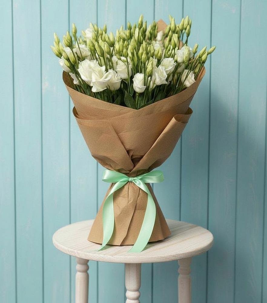 Букет цветов из: Лизиантусы в Южно-Сухокумске