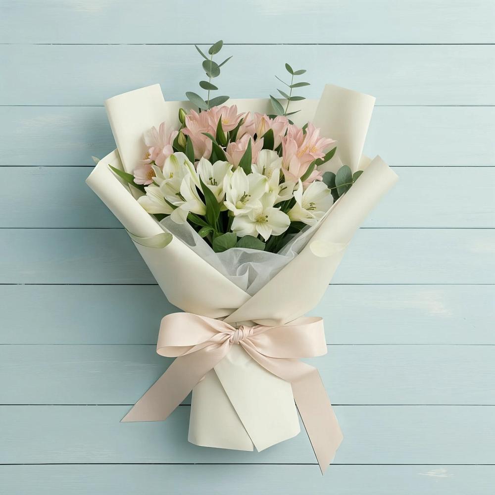 Букет цветов из: Альстромерии в Южно-Сухокумске