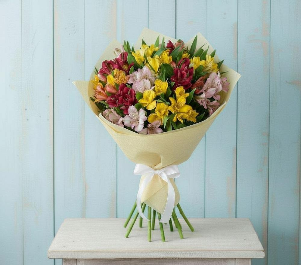 Букет цветов из: Альстромерии в Южно-Сухокумске